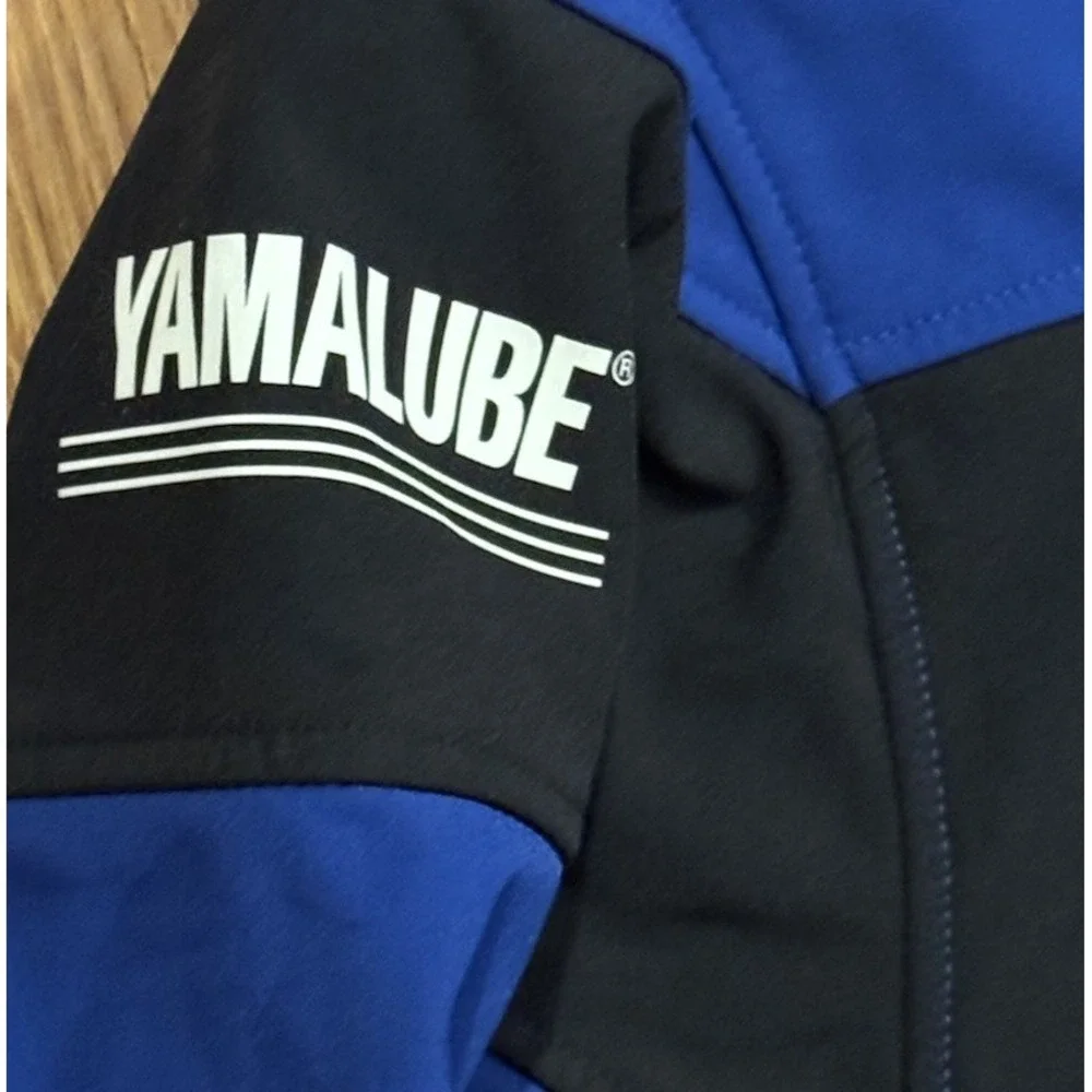 Yamaha Racing Team Paddock Blue Softshell Technical Jacket L Rare
